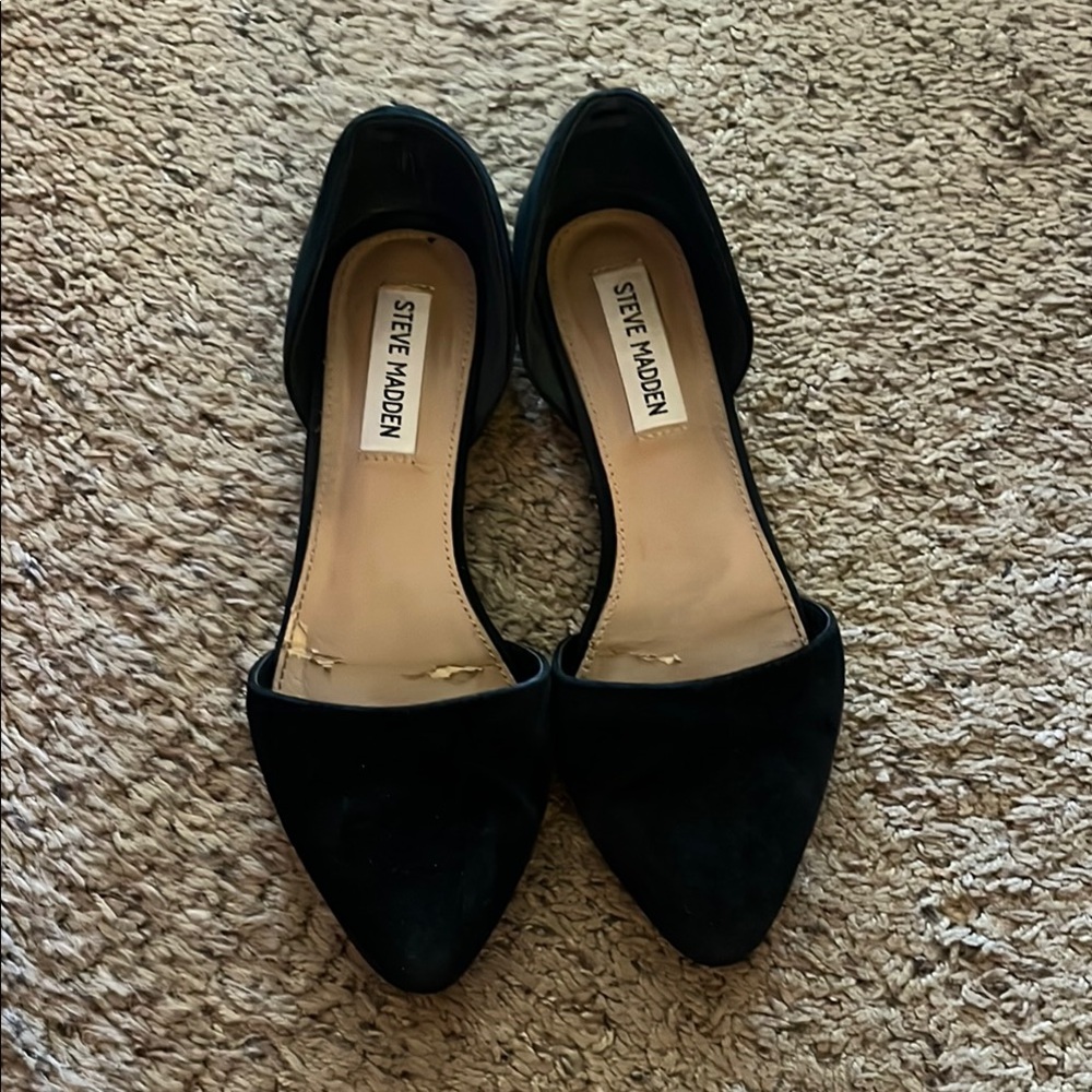 Steve Madden Women's Black Flats